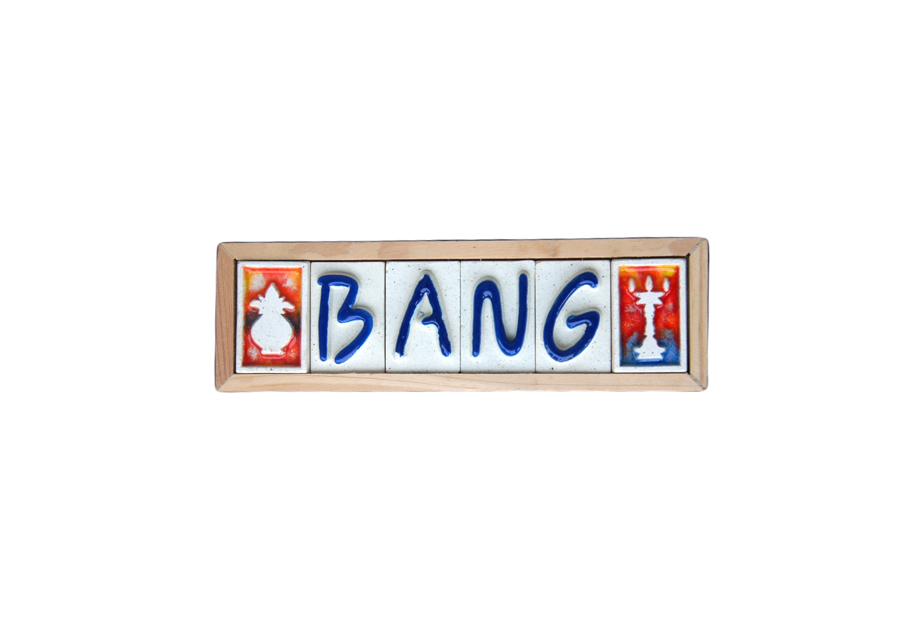 Clay Art Ceramic Name Plates, 8" x 2.5"- (Customizable)
