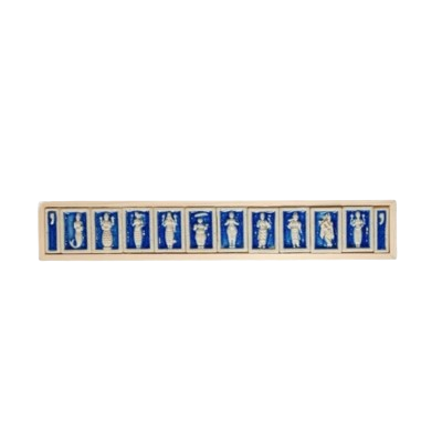 Clay Art Ceramic Dashavatar Plate, 14" x 2.5"