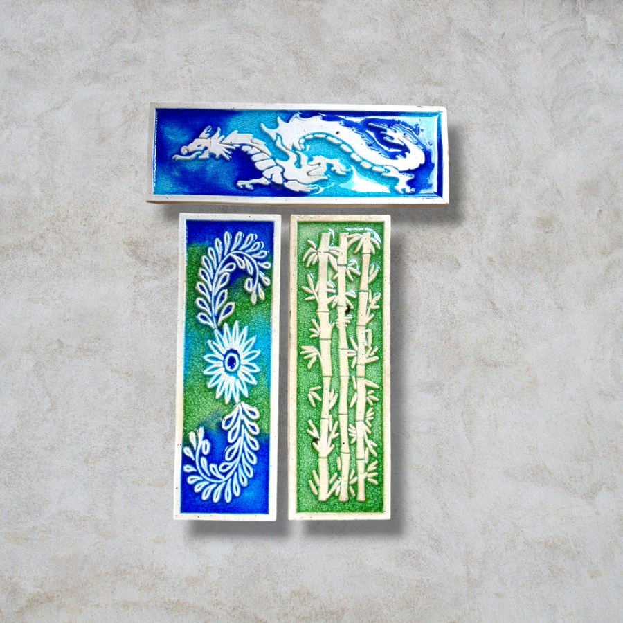 Clay Art Ceramic Frames, 4" x 12" (3 PC)